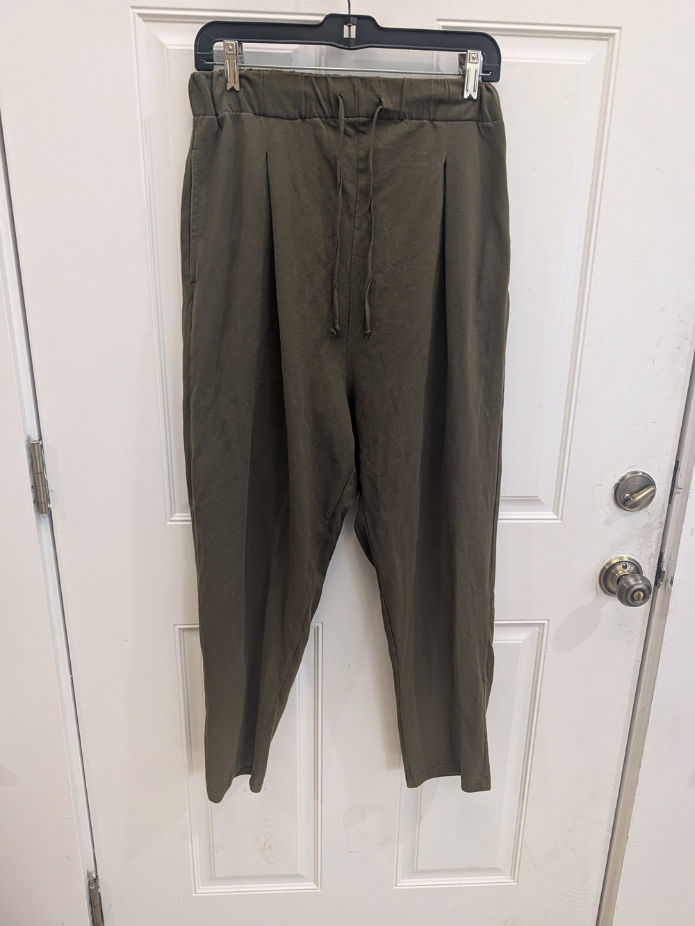 Kapital Olive Green Lounge Pants with Yellow Smiley Faces Made In Japan - Picture 2 of 5